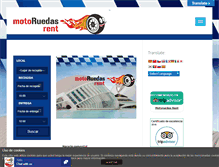 Tablet Screenshot of motoruedas-rent.com